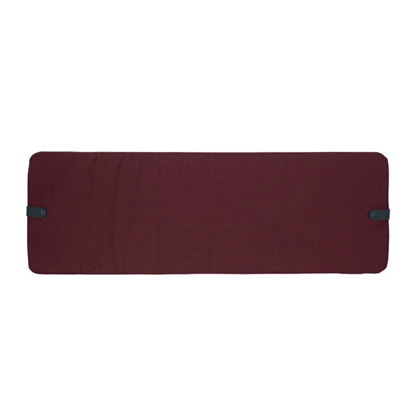 Color Mix Bench Outdoor Cushion - 42" x 14" - Fermob - Outdoor Accessories - Burgundy - HORNE