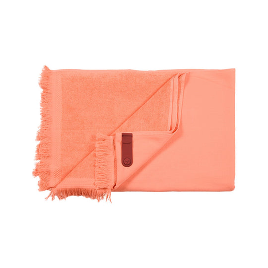 Color Mix Fouta Towel - Fermob - Outdoor Accessories - Coral - HORNE