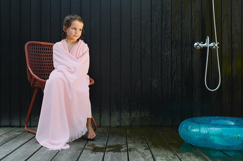 Color Mix Fouta Towel - Fermob - Outdoor Accessories - Pebble Grey - HORNE