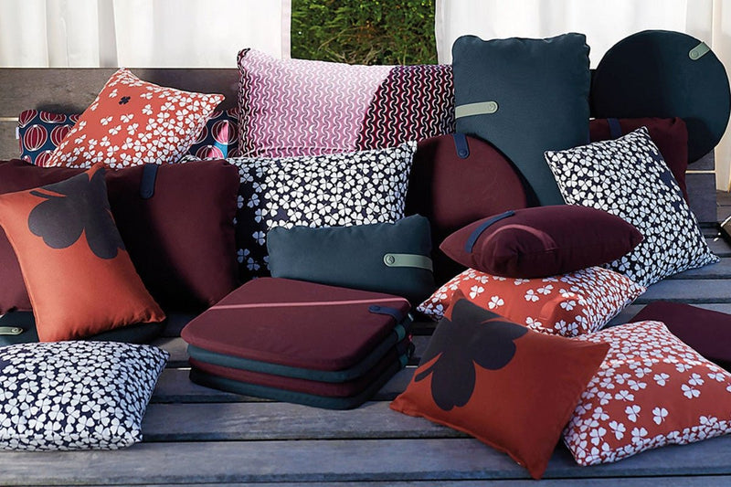 Color Mix Luxembourg Outdoor Cushion - Set of 2 - Fermob - Outdoor Accessories - Apricot - HORNE