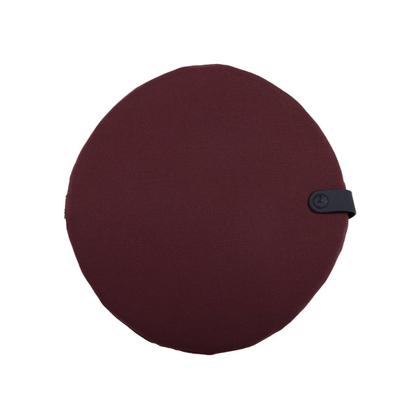 Color Mix Outdoor Cushion Ø16" - Fermob - Outdoor Accessories - Burgundy - HORNE