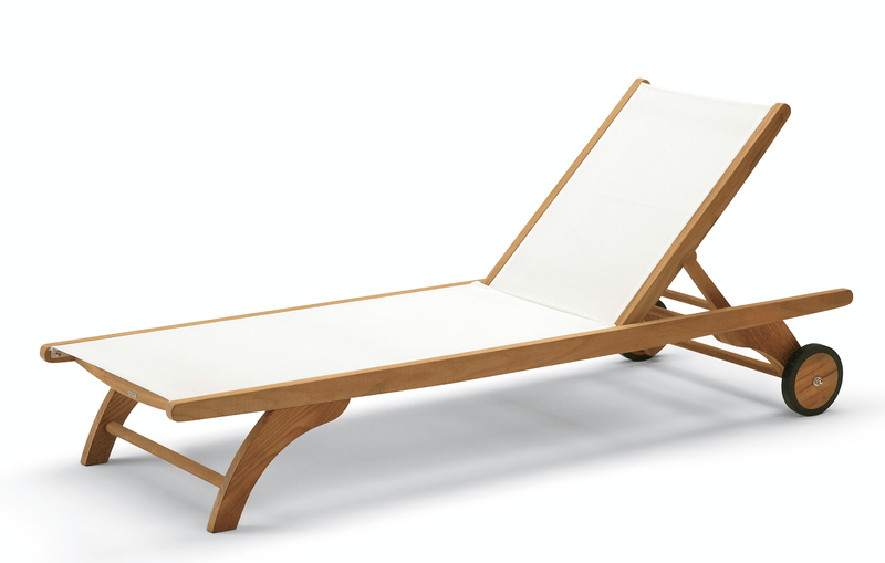 Columbus Sun Bed - Skagerak by Fritz Hansen - Outdoor Furniture - White - HORNE