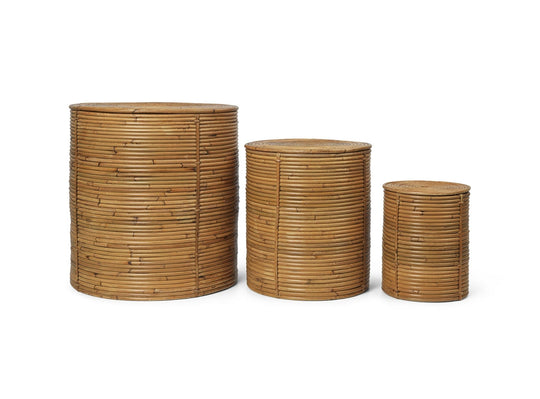 Column Storage - Set of 3 - Ferm Living - Storage + Organization - HORNE