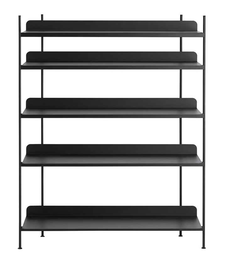 Compile Shelving System - Muuto - Shelving - Config 3 - Black - HORNE