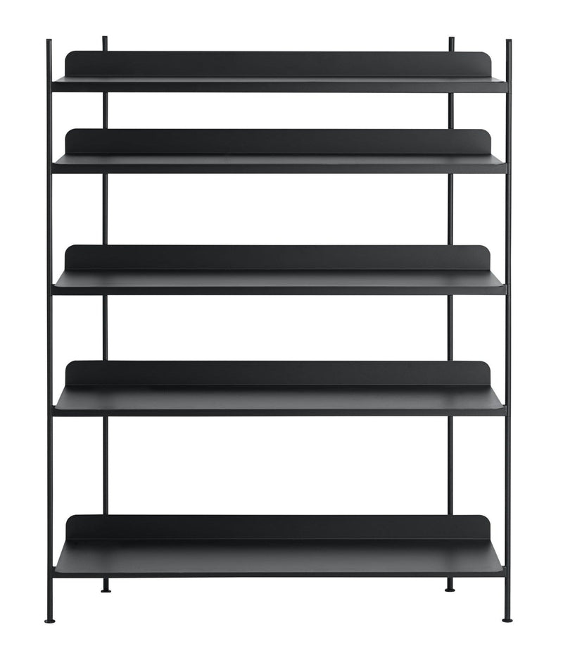 Compile Shelving System - Muuto - Shelving - Config 1 - Black - HORNE