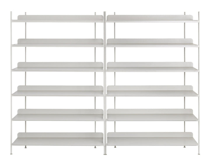 Compile Shelving System - Muuto - Shelving - Config 8 - Grey - HORNE