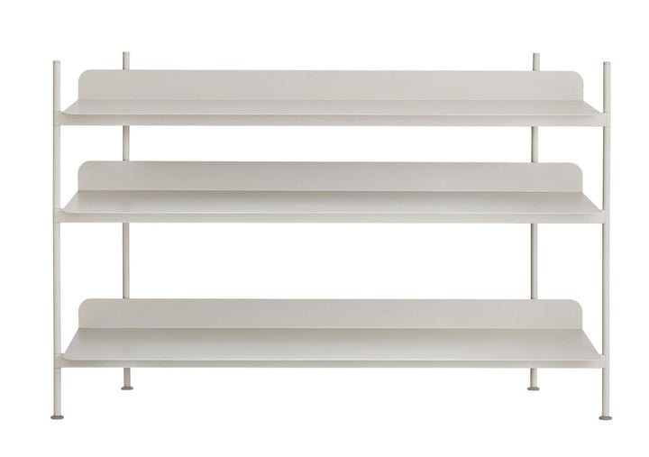 Compile Shelving System - Muuto - Shelving - Config 2 - Grey - HORNE