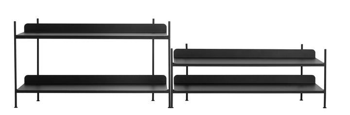 Compile Shelving System - Muuto - Shelving - Config 5 - Black - HORNE