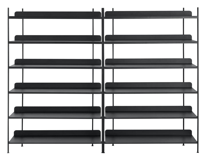 Compile Shelving System - Muuto - Shelving - Config 8 - Black - HORNE