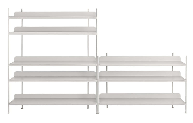 Compile Shelving System - Muuto - Shelving - Config 1 - Black - HORNE