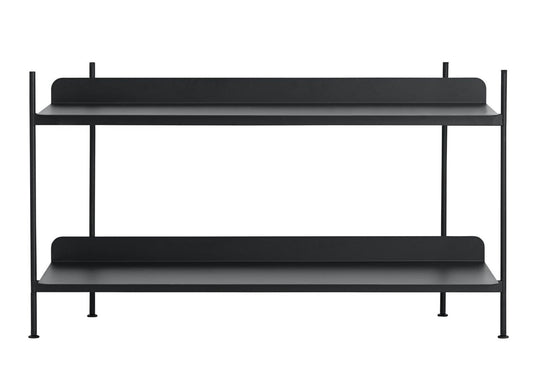 Compile Shelving System - Muuto - Shelving - Config 1 - Black - HORNE