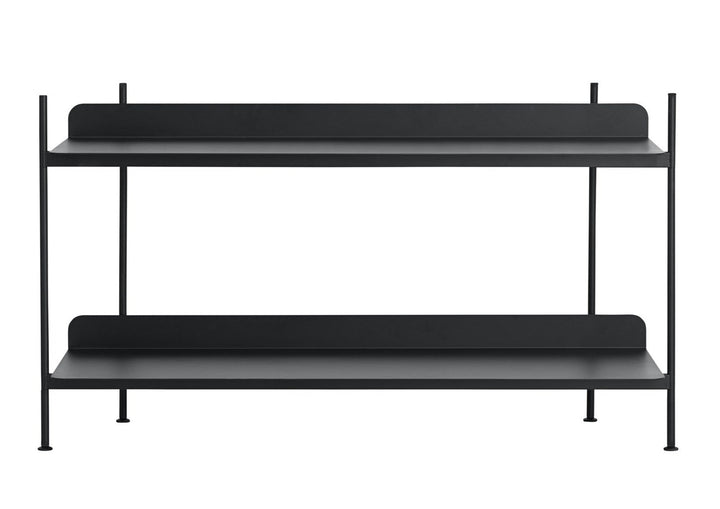 Compile Shelving System - Muuto - Shelving - Config 1 - Black - HORNE