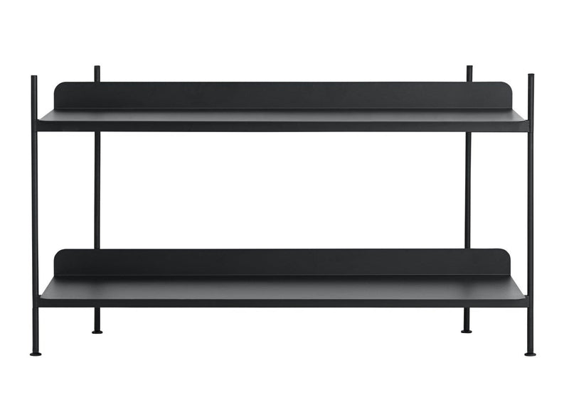 Compile Shelving System - Muuto - Shelving - Config 1 - Black - HORNE