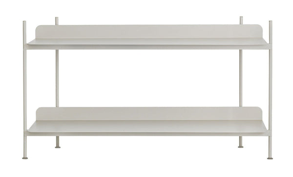 Compile Shelving System - Muuto - Shelving - Config 1 - Grey - HORNE