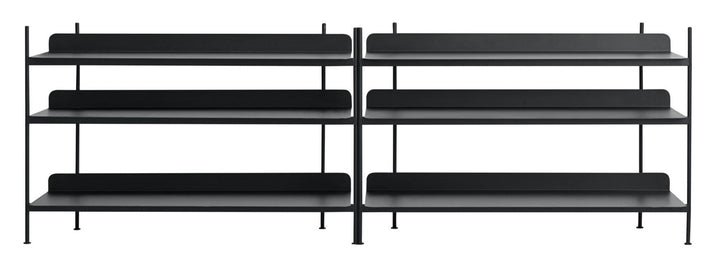 Compile Shelving System - Muuto - Shelving - Config 6 - Black - HORNE