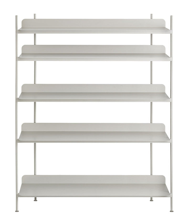 Compile Shelving System - Muuto - Shelving - Config 3 - Grey - HORNE