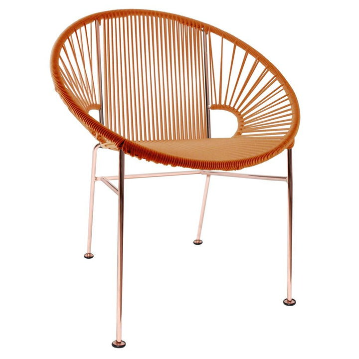 Concha Chair - Copper Base - Set of 2 - Innit Designs - Chairs - Orange - HORNE