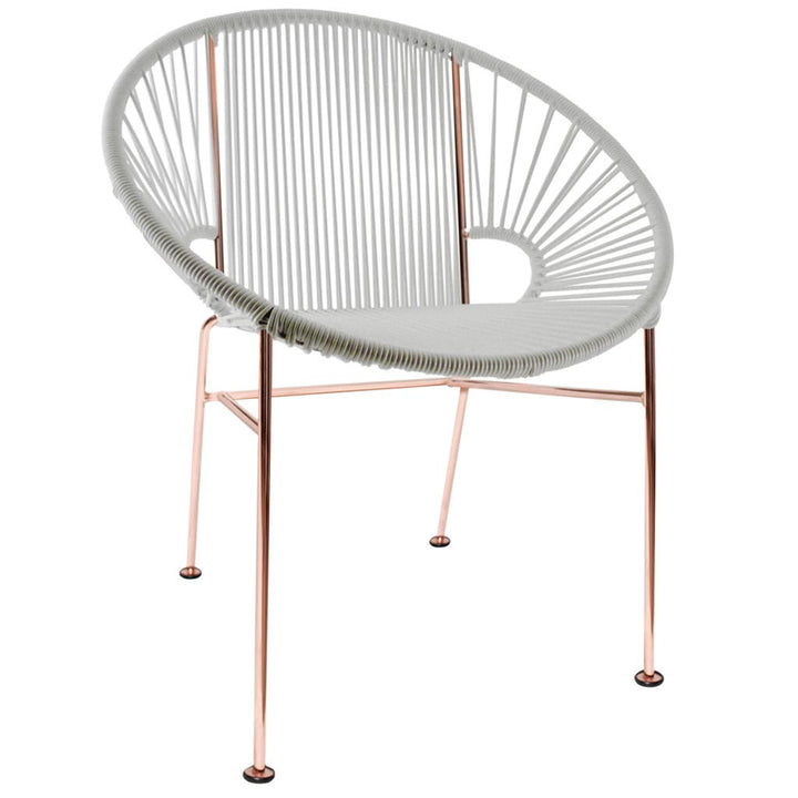 Concha Chair - Copper Base - Set of 2 - Innit Designs - Chairs - White - HORNE