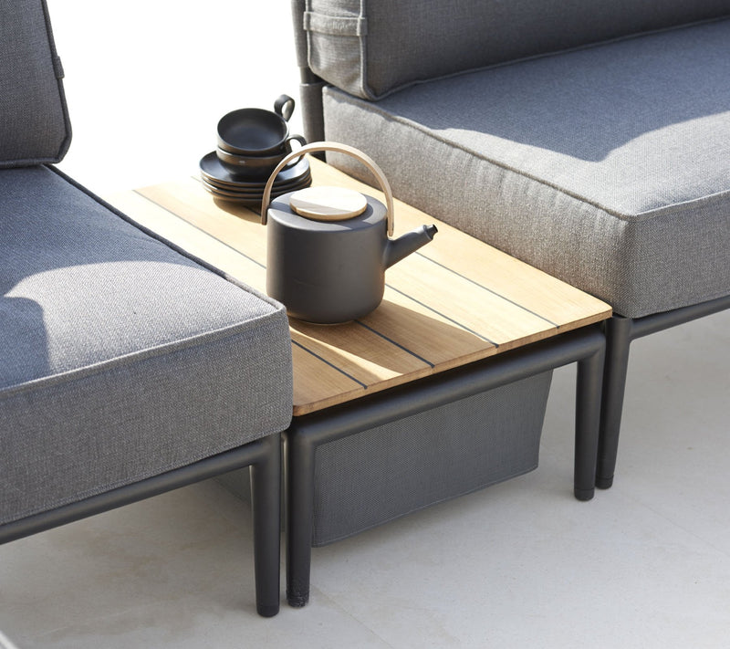 Conic Box Table - Cane Line - Outdoor Furniture - Grey - HORNE