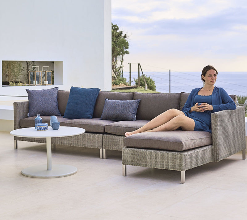 Connect Single Seater Module - Cane Line - Outdoor Furniture - Taupe Cushion Set - HORNE