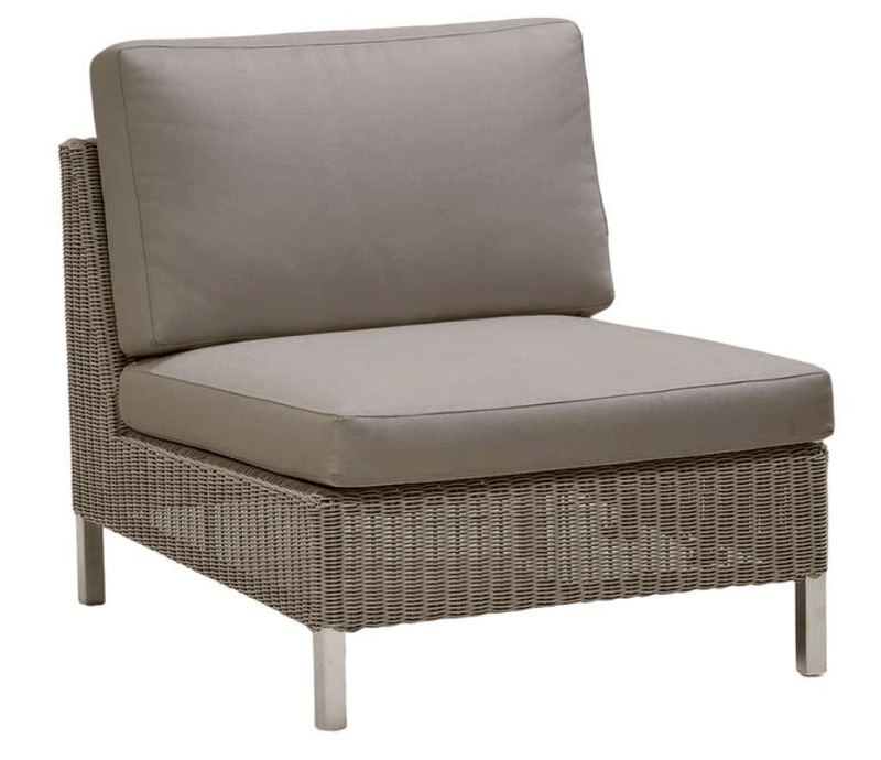 Connect Single Seater Module - Cane Line - Outdoor Furniture - Taupe Cushion Set - HORNE
