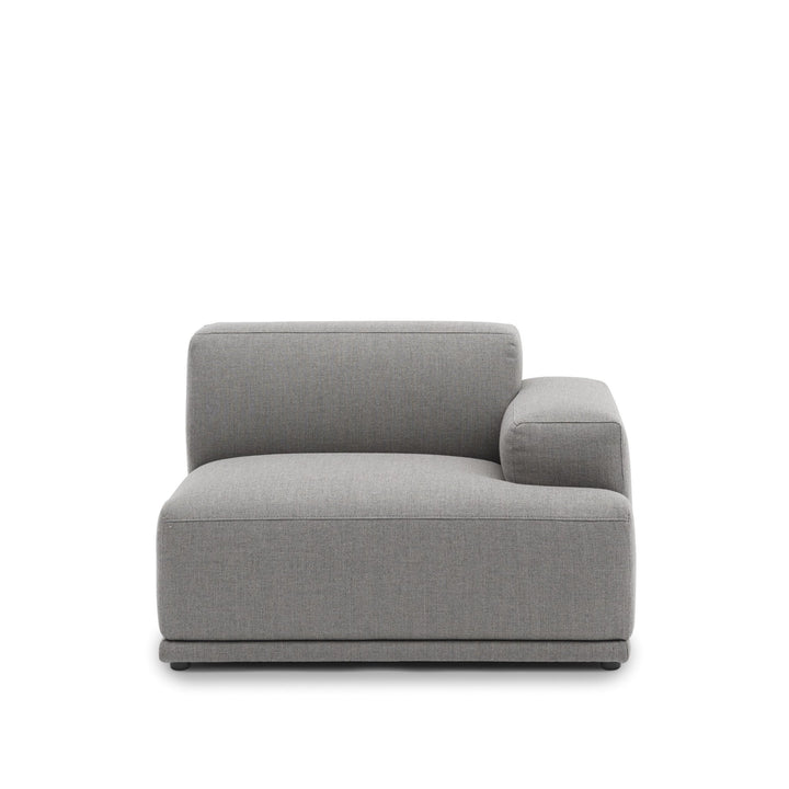 Connect Soft Modular Sofa - Muuto - Sofas - Right Armrest - Re - wool 128 - HORNE