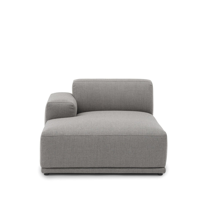 Connect Soft Modular Sofa - Muuto - Sofas - Left Armrest Chaise Lounge - Re - wool 128 - HORNE