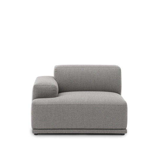 Connect Soft Modular Sofa - Muuto - Sofas - Left Armrest - Re - wool 128 - HORNE
