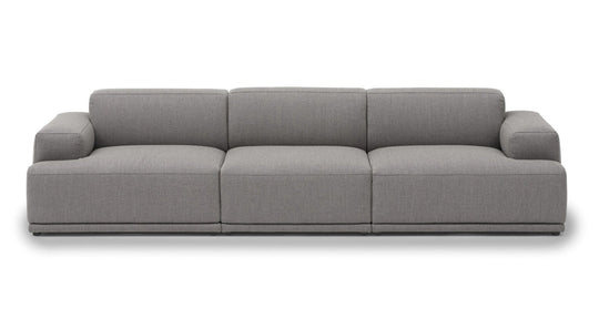 Connect Soft Sofa - 3 - Seater - Muuto - Sofas - Re - wool 128 - Config 1 - HORNE