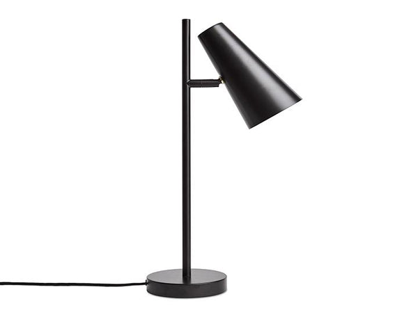 Cono Table Lamp - Woud - Lamps - Satin Silver - HORNE