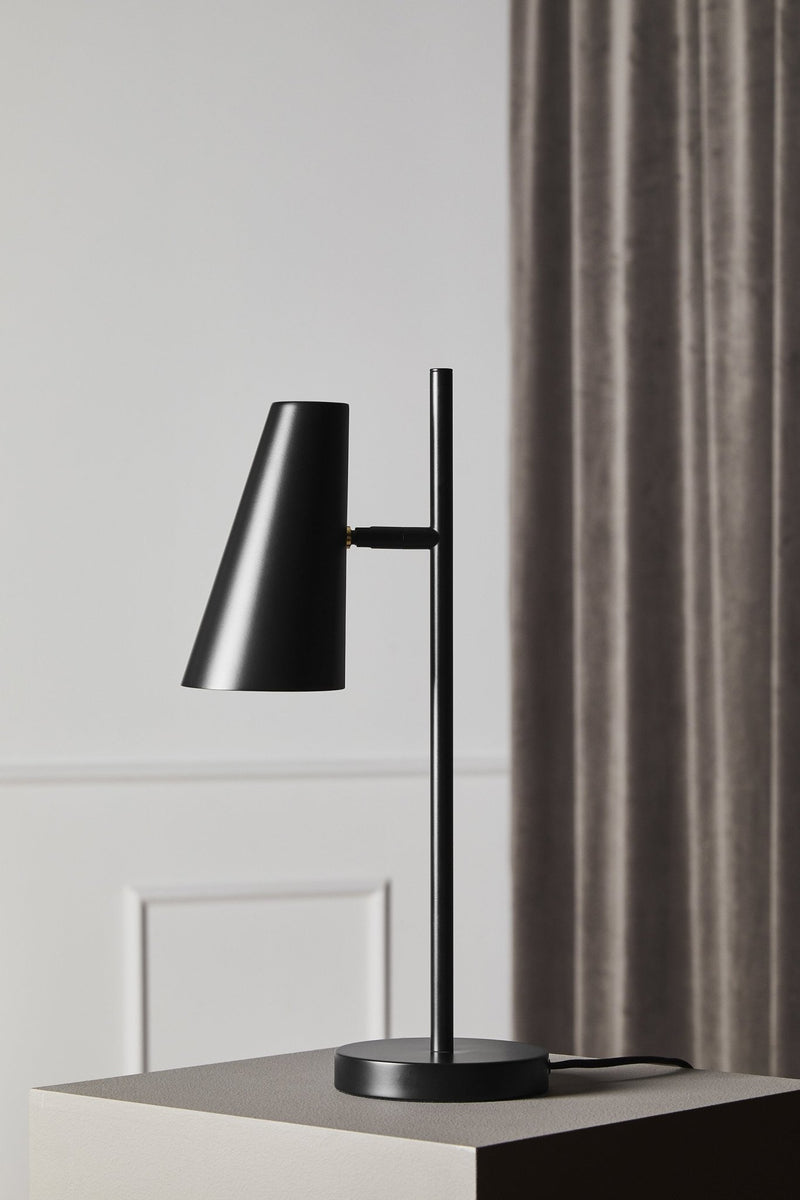 Cono Table Lamp - Woud - Lamps - Black - HORNE