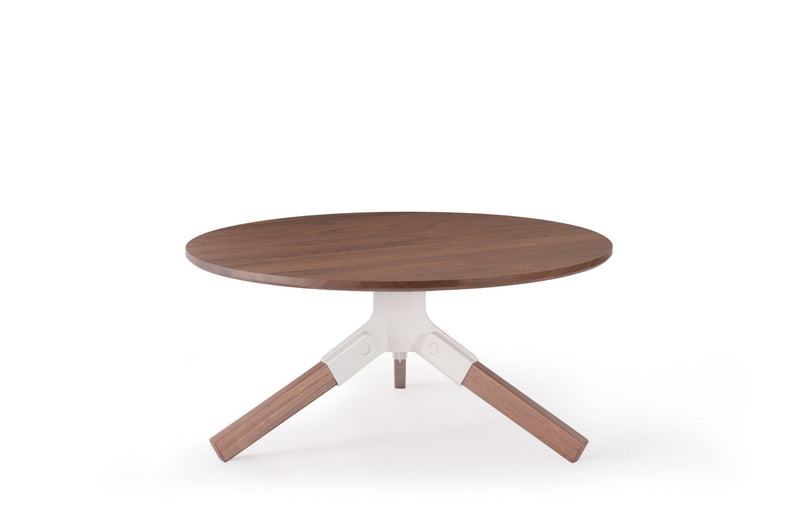 Conrad - Coffee Table - Misewell - Tables + Desks - Walnut/White - HORNE