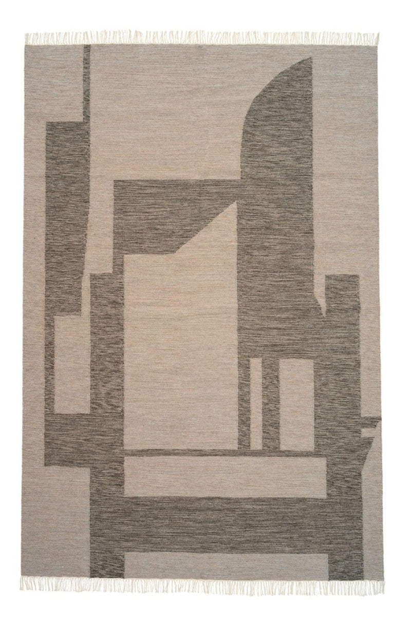 Contemporary Kelim Rug - Kristina Dam - Rugs - Small - Brown - HORNE