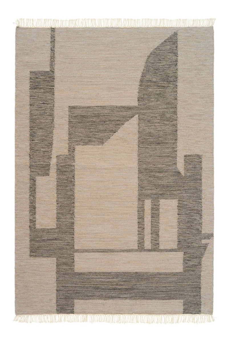 Contemporary Kelim Rug - Kristina Dam - Rugs - Small - Brown - HORNE
