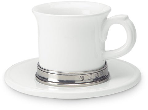 Convivio Espresso Cup with Saucer - Set of 2