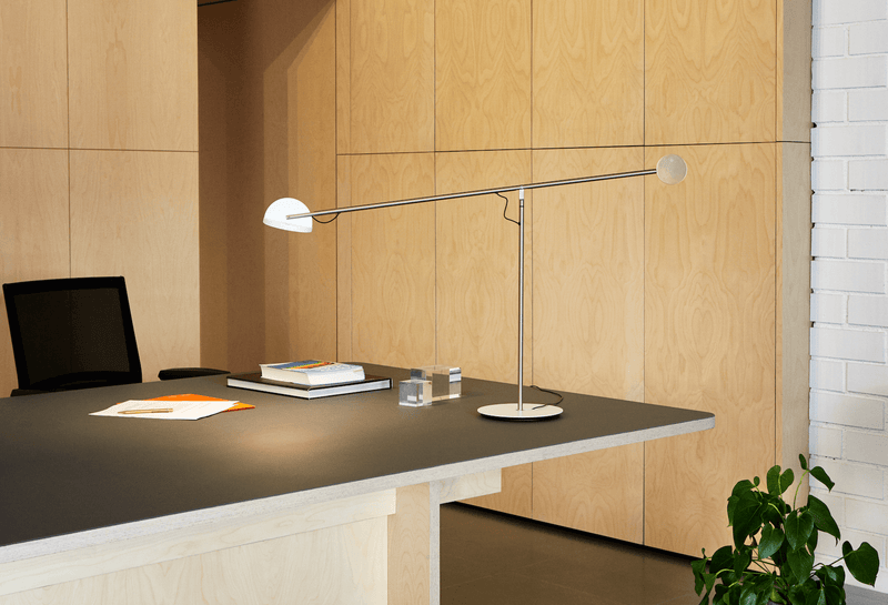 Copernica M Table Lamp - Marset - Table + Task - Graphite/Matte Chrome/Black - HORNE