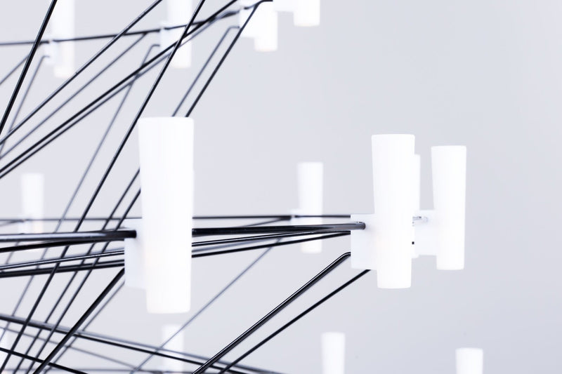 Coppélia Suspended Chandelier - Moooi - Chandeliers - Small - Black - HORNE