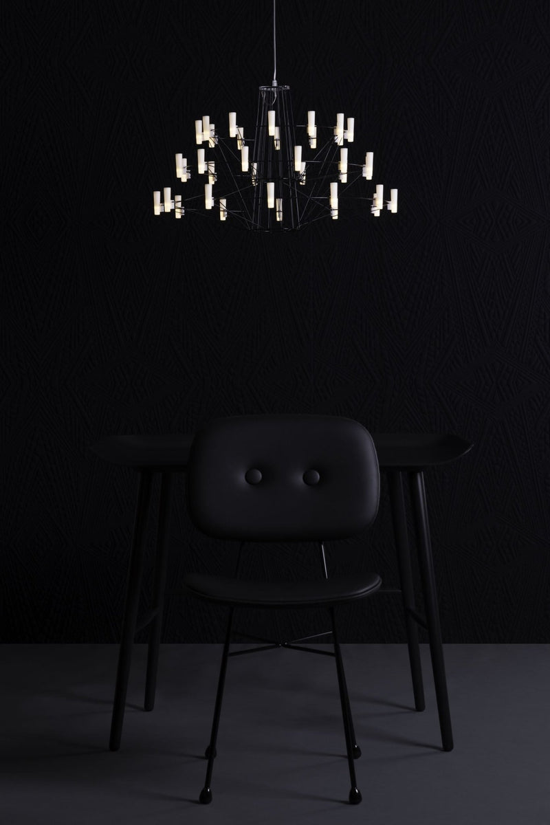 Coppélia Suspended Chandelier - Moooi - Chandeliers - Small - Black - HORNE