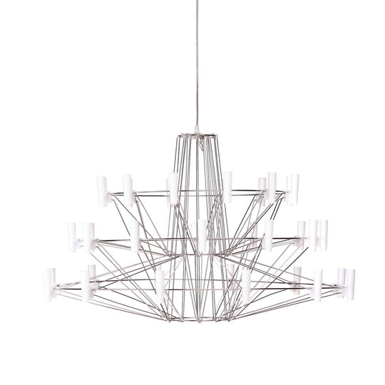 Coppélia Suspended Chandelier - Moooi - Chandeliers - Small - Chrome - HORNE