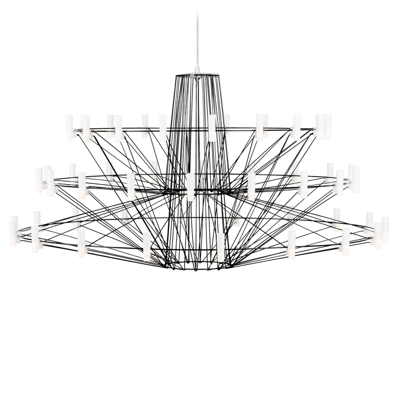 Coppélia Suspended Chandelier - Moooi - Chandeliers - Small - Black - HORNE