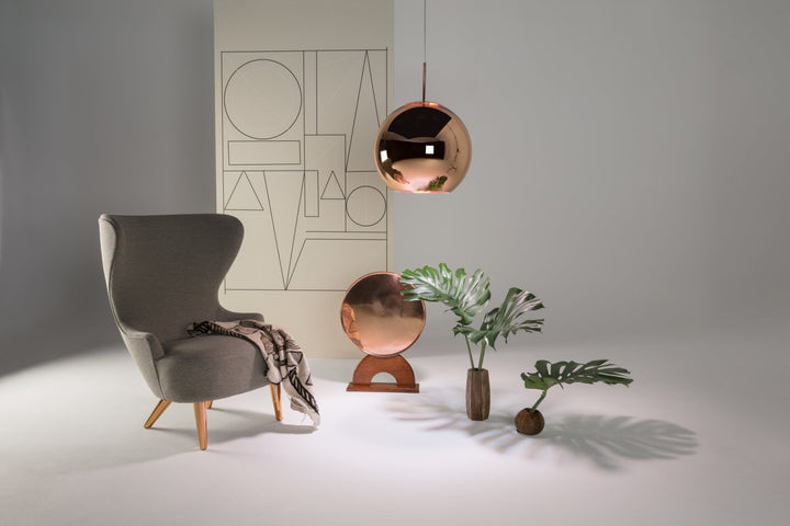 Copper LED Round 25 Pendant - Tom Dixon - Pendants - HORNE