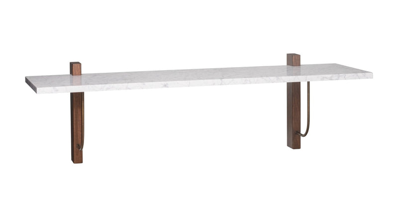 Corbel Shelf - Large - Audo Copenhagen - Shelving - Carrara Marble - HORNE