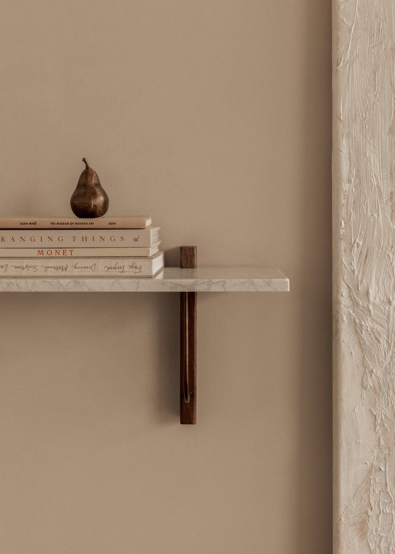 Corbel Shelf - Large - Audo Copenhagen - Shelving - Carrara Marble - HORNE