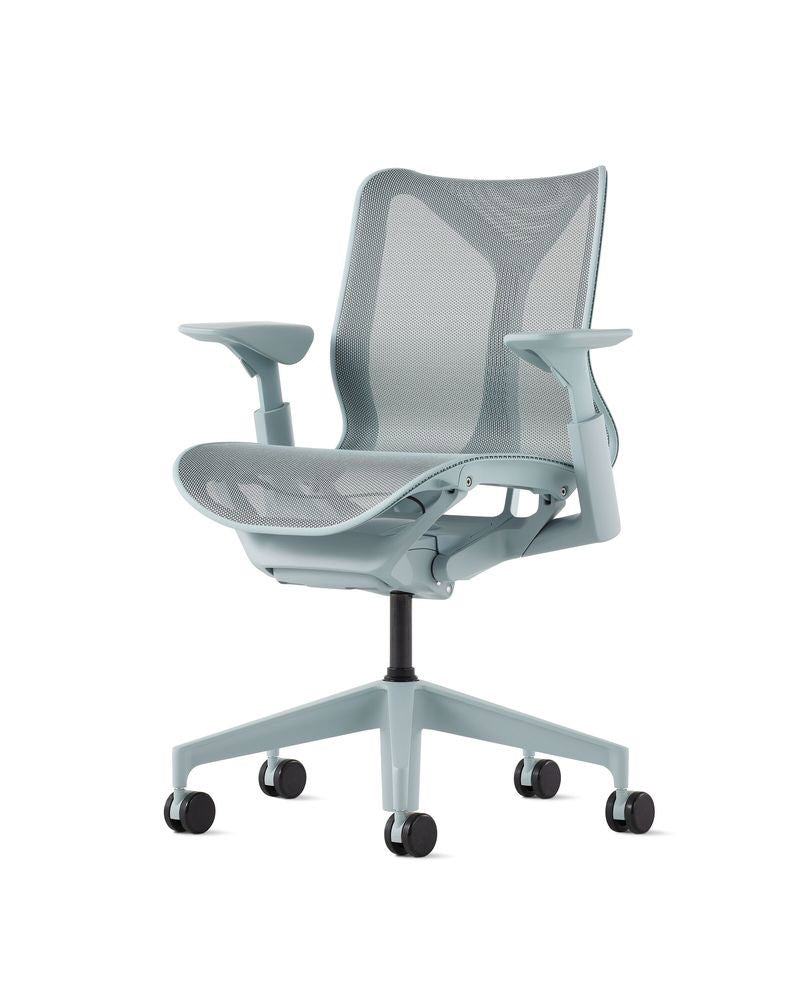 Cosm™ Chair - Low Back - Herman Miller® - Chairs - Fixed Arms - Graphite Frame/Chassis/Base - HORNE