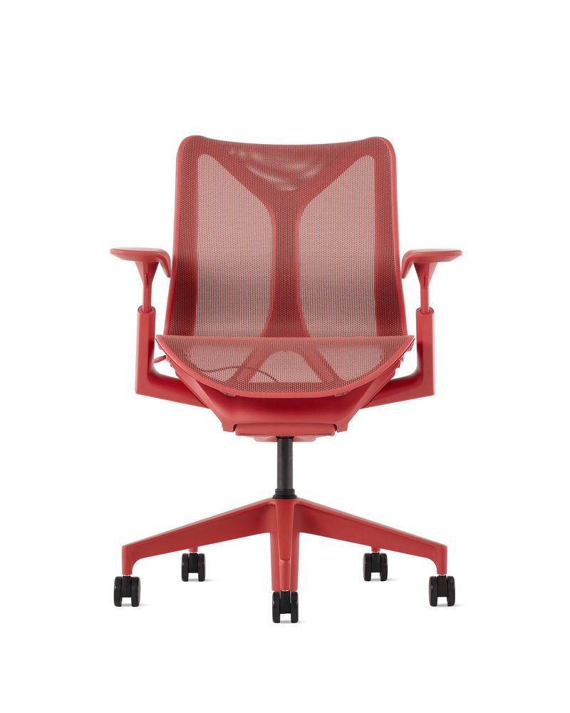 Cosm™ Chair - Low Back - Herman Miller® - Chairs - Fixed Arms - Graphite Frame/Chassis/Base - HORNE