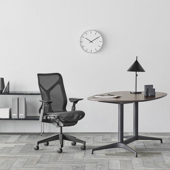 Cosm™ Chair - Low Back - Herman Miller® - Chairs - Fixed Arms - Graphite Frame/Chassis/Base - HORNE