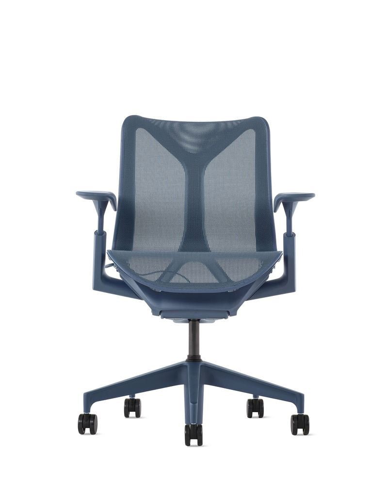 Cosm™ Chair - Low Back - Herman Miller® - Chairs - Fixed Arms - Graphite Frame/Chassis/Base - HORNE