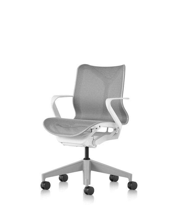 Cosm™ Chair - Low Back - Herman Miller® - Chairs - Fixed Arms - Graphite Frame/Chassis/Base - HORNE