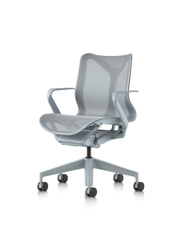 Cosm™ Chair - Low Back - Herman Miller® - Chairs - Fixed Arms - Graphite Frame/Chassis/Base - HORNE