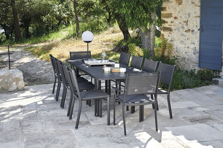 Costa Extending Table - Fermob - Outdoor Furniture - Lapilli Grey - HORNE